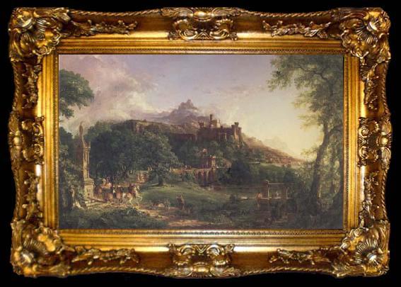 framed  Thomas Cole The Departure (mk13), ta009-2